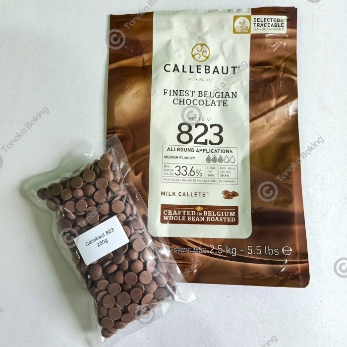 

ORIGINAL MURAH REPACK Callebaut Milk Caramel Chocolate Couverture 823 33,6% 250 gram