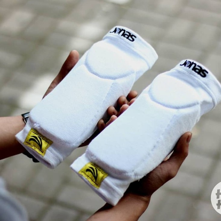 Elbow Pad Futsal Kiper Jonas Latino LS Putih Original / Deker Siku