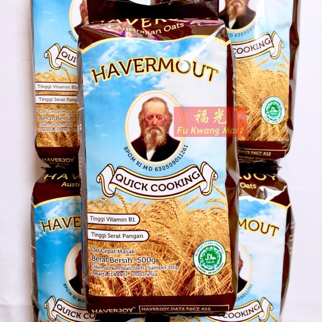 

Haverjoy Quick Cooking Oats 500 gram