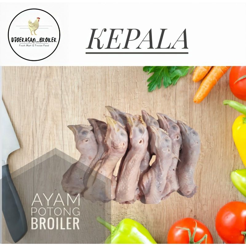 

Ayam Potong Broiler Fresh KEPALA AYAM 1kg