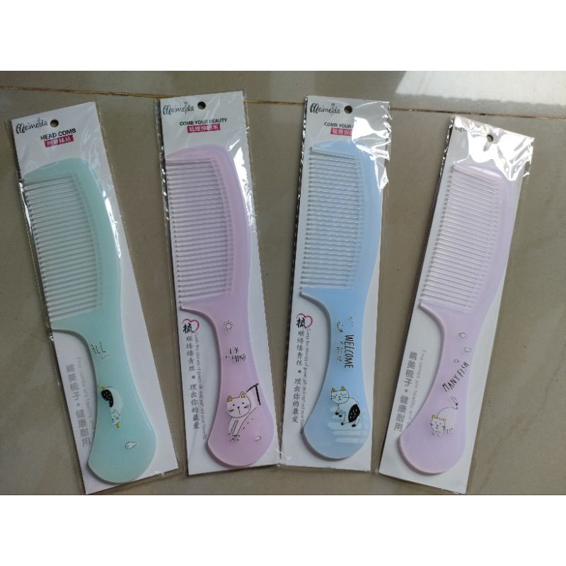 Sisir Rambut Fancy Import - Sisir Rambut Gagang Lucu Kekinian Import Murah