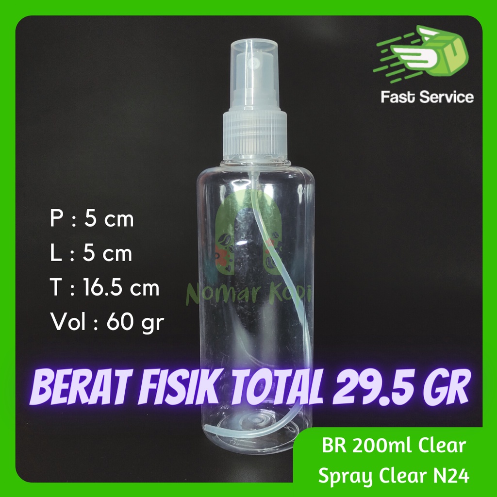 Botol 150ML Tabular Clear Spray