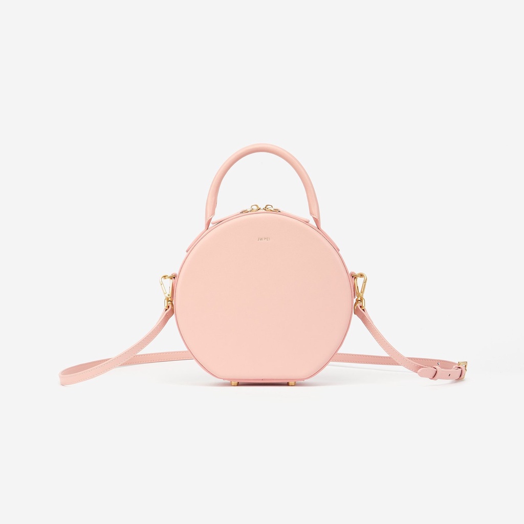 Mini Circle Top Handle Bag - Blush