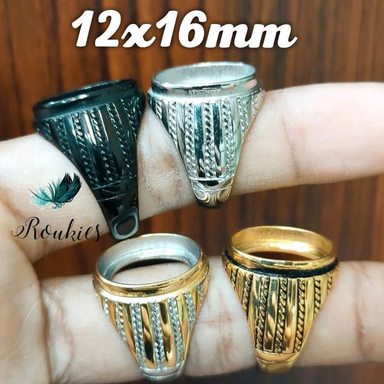 1T8 Ikatan/ Emban Cincin Titanium Tanam 12x16mm