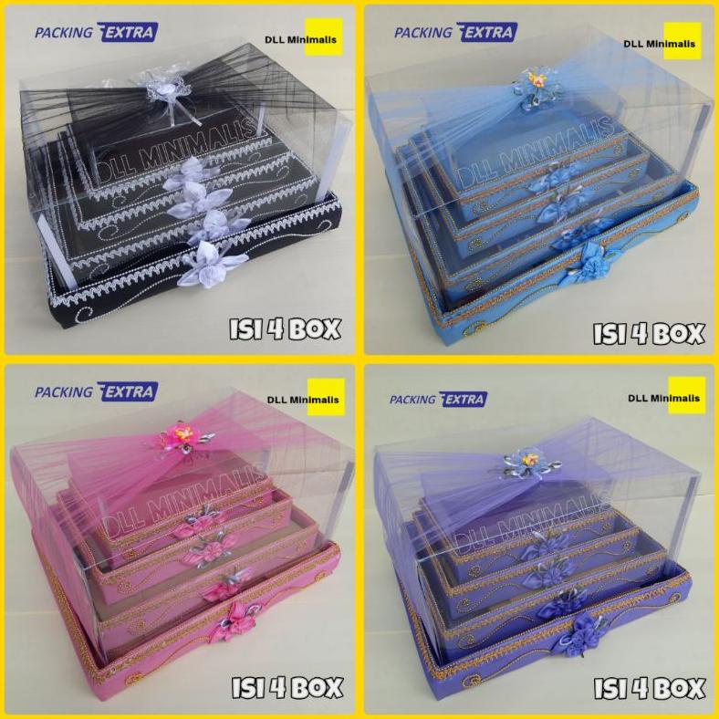 KOTAK SESERAHAN HANTARAN PERNIKAHAN BOX LAMARAN MURAH TEMPAT WADAH MUKENA KOSMETIK PAKAIAN PARSEL MI
