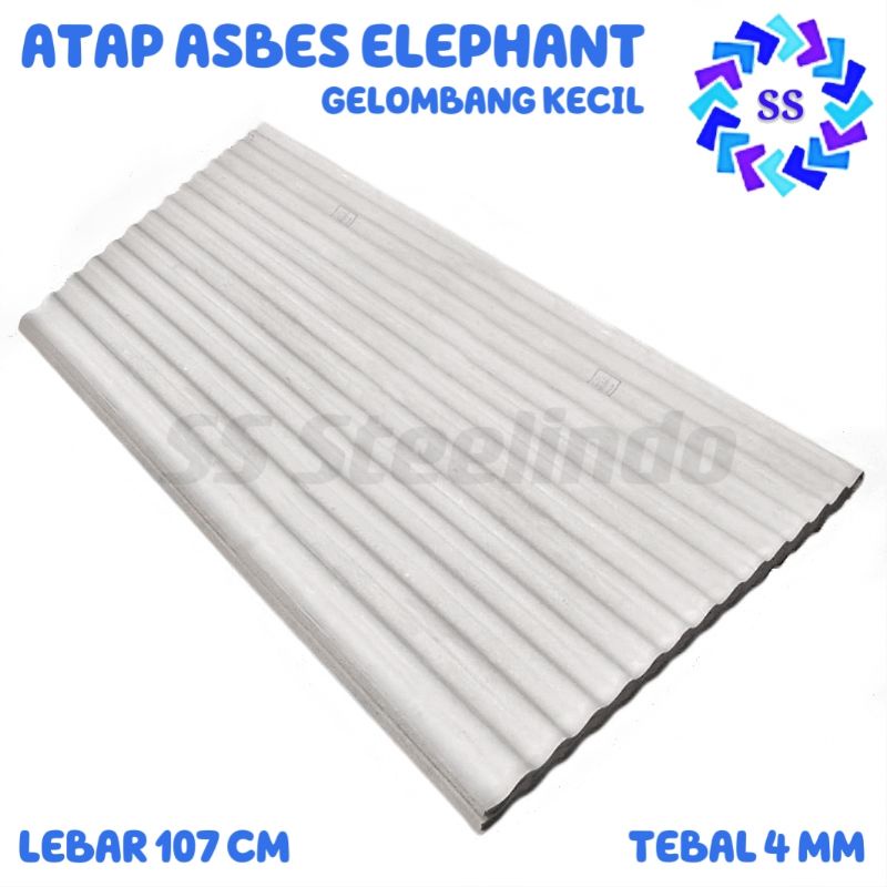 Atap Genteng Asbes Elephant Tebal (1,5M - 1,8M - 2,1M - 2,4M - 3M)