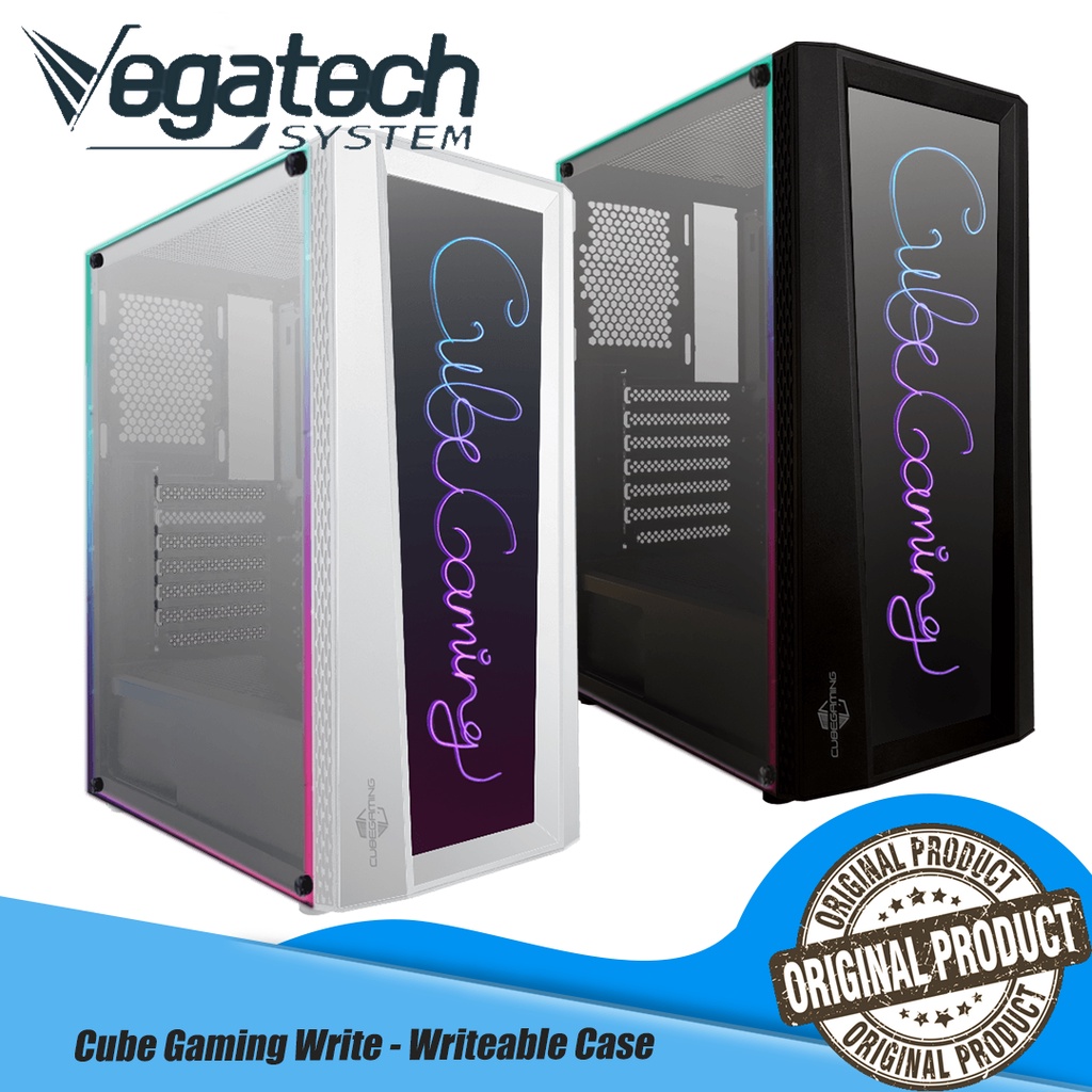 Cube Gaming Write ATX Case | WRITEABLE Casing PC Gaming