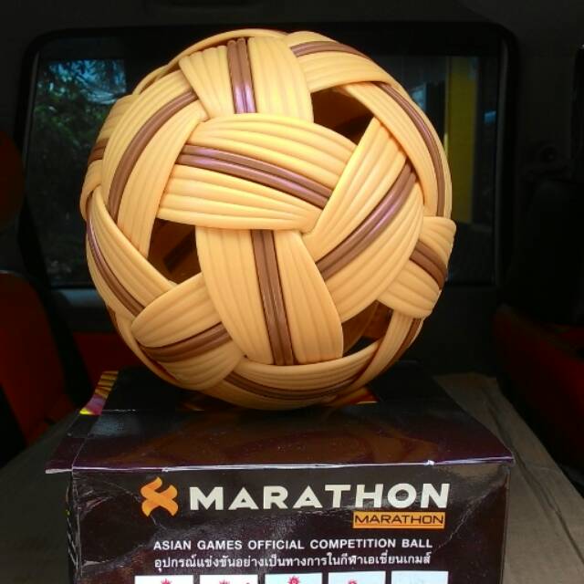 BOLA TAKRAW  "Marathon" Ori Thailand#sepaktakraw#putraputri#harga menentukan kualitas#tahan#kuat
