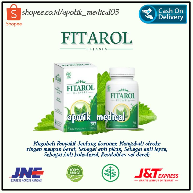 Fitarol Eljasia Obat Stroke Jantung Herbal Ampuh