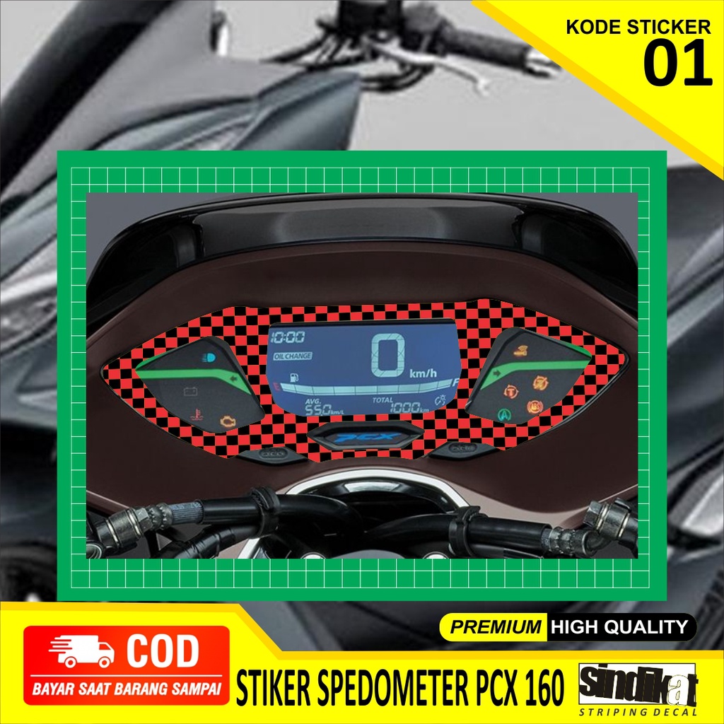 Jual Stiker Variasi Speedometer Honda PCX 160 Catur Pelindung ...