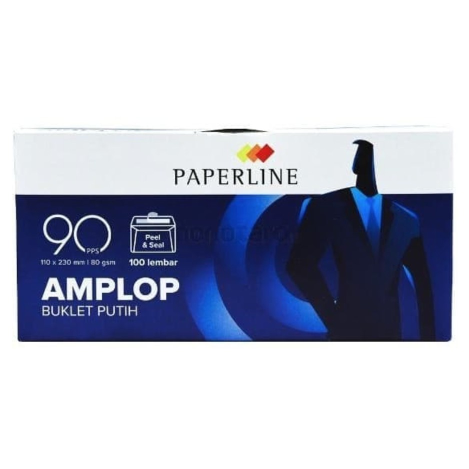 

Amplop Putih Pipeline 90PPS 80gsm Ukuran 23x11cm - Isi 100 lembar