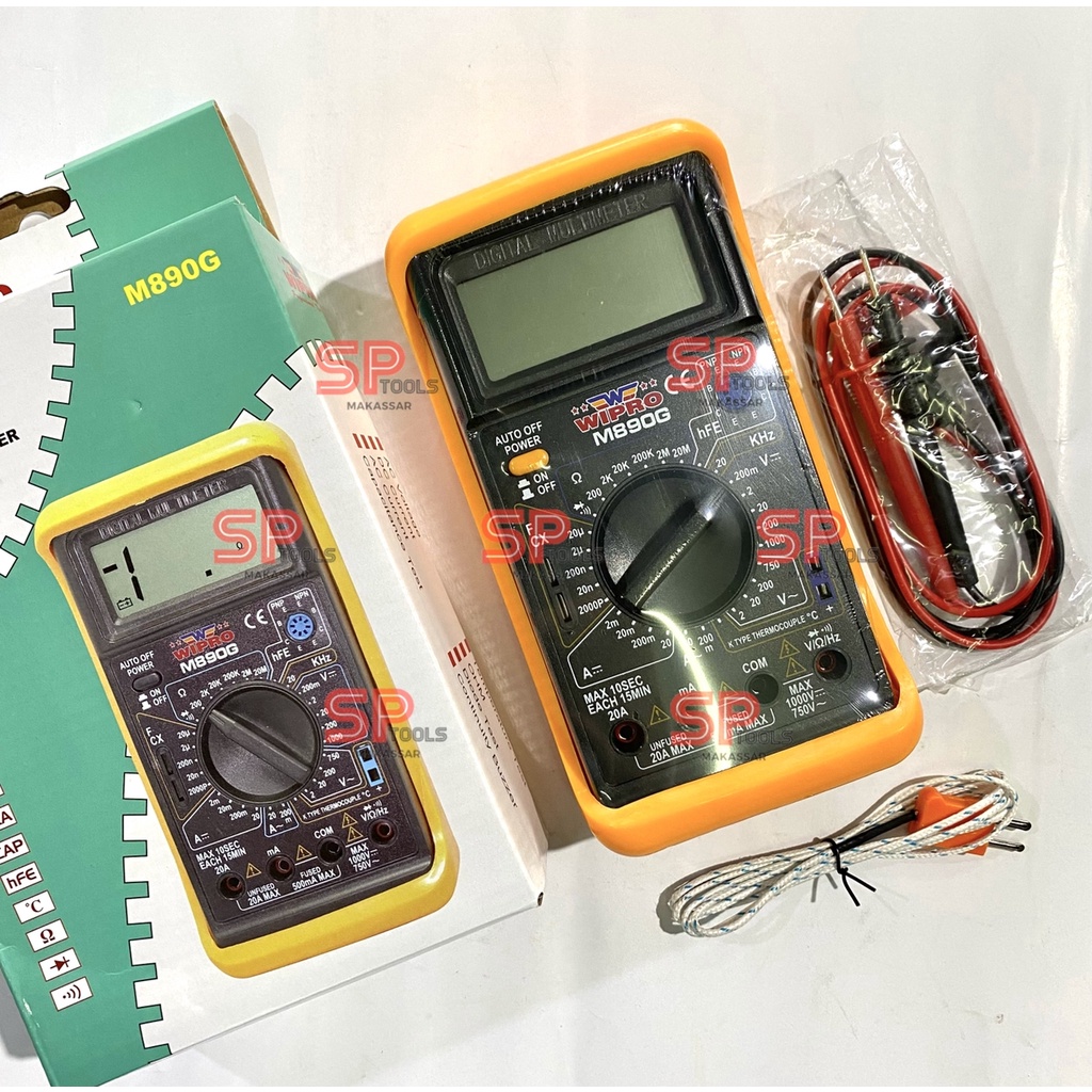 DIGITAL MULTI TESTER / MULTI TESTER DIGITAL / AVOMETER WIPRO M890G M 890G M-890G