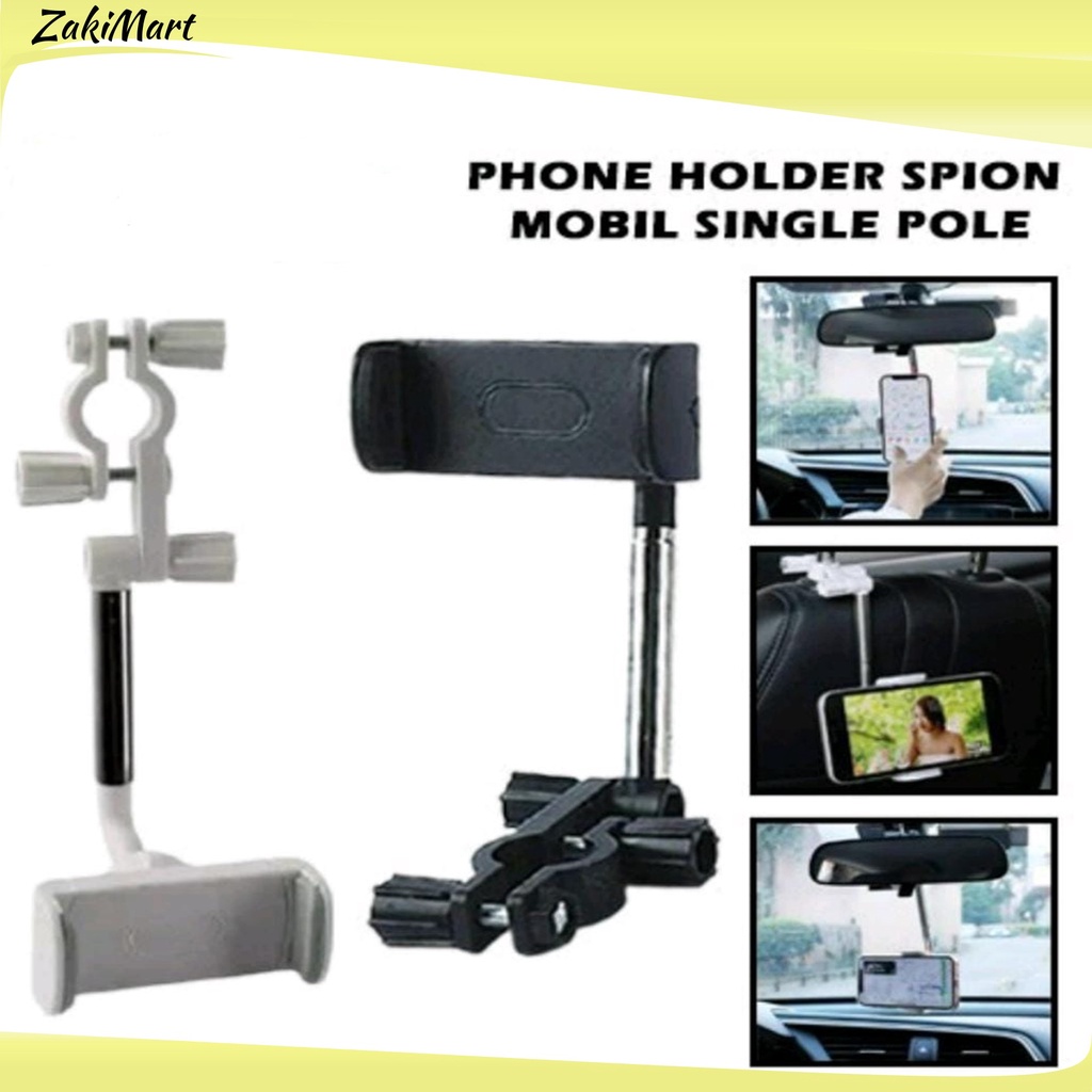 Holder Handphone Mobil Spion Rear View Mirror Mount Single Car Holder HD33