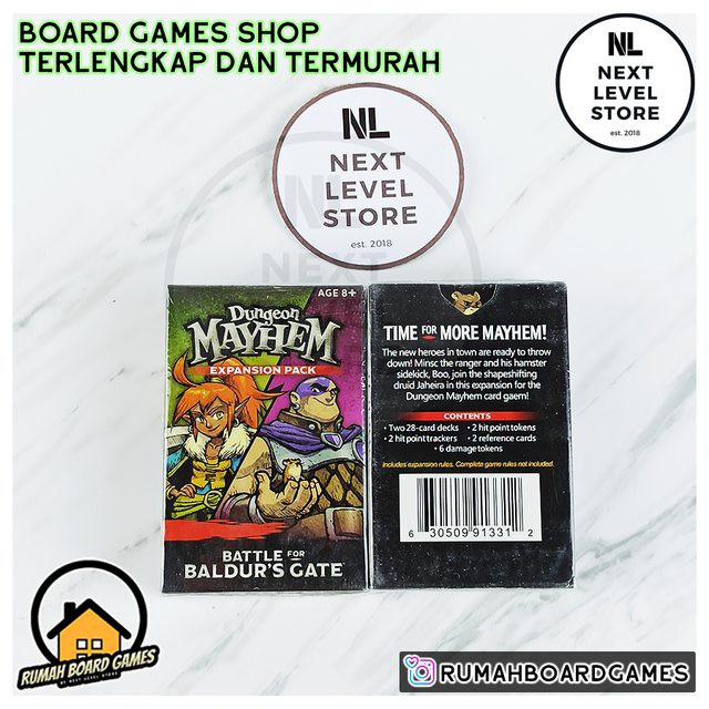 Dungeon Mayhem: Battle for Baldur’s Gate Expansion Board Games New
