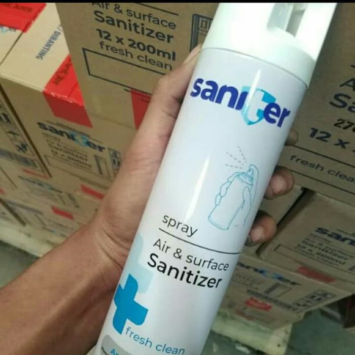 SANITIZER SANITER/SANITIZER SPRAY DESINFEKTAN ANTI VIRUS AEROSOL 200ML