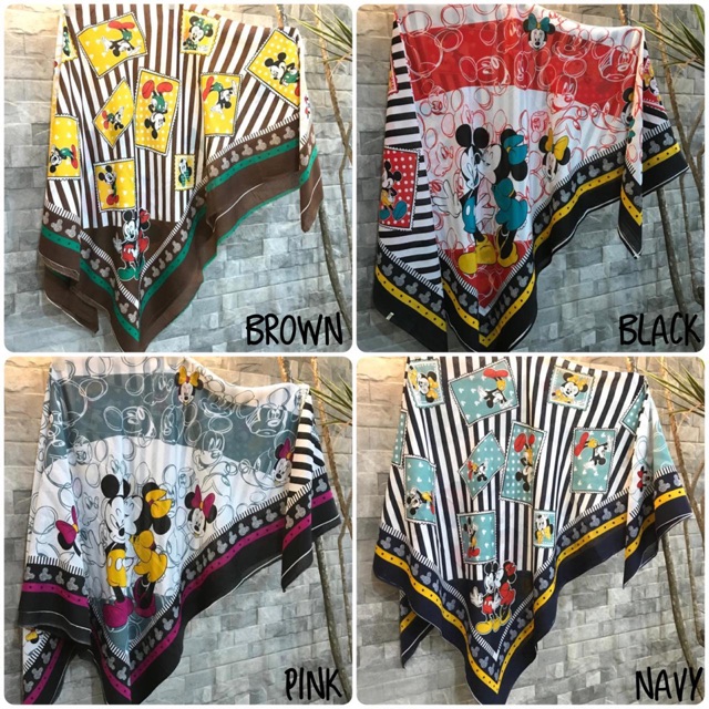

[BAHAN SAJA] Cotton voal mimos perangko
