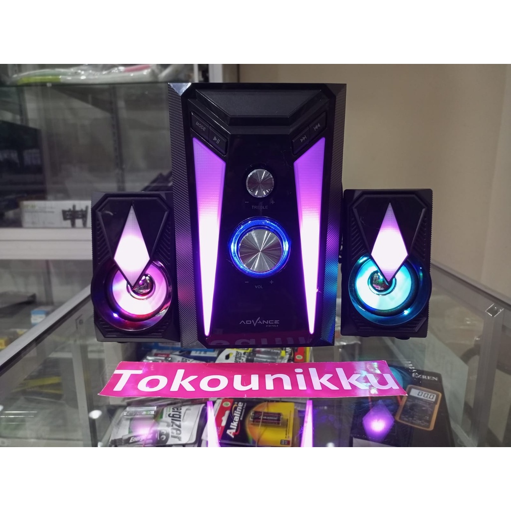 Speaker Advance M15BT Bluetooth Karaoke Speaker Free Wireless Mic