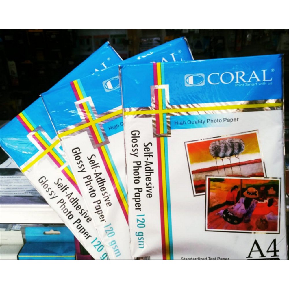 

PHOTO PAPER CORAL A4 ORIGINAL 120GSM -
