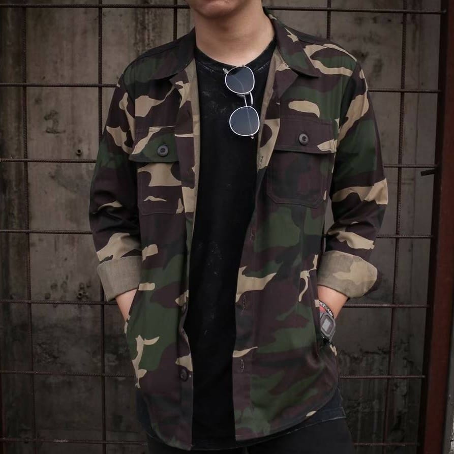 Jaket Semi Parka || Trucker Jacket || Size M - XXL-Trucker Loreng