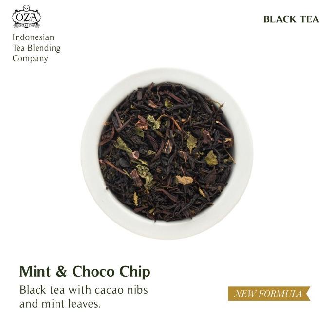 

[[COD]] OZA Tea - Mint & Choco Chip | Black Tea | 40 gram (20 cups)