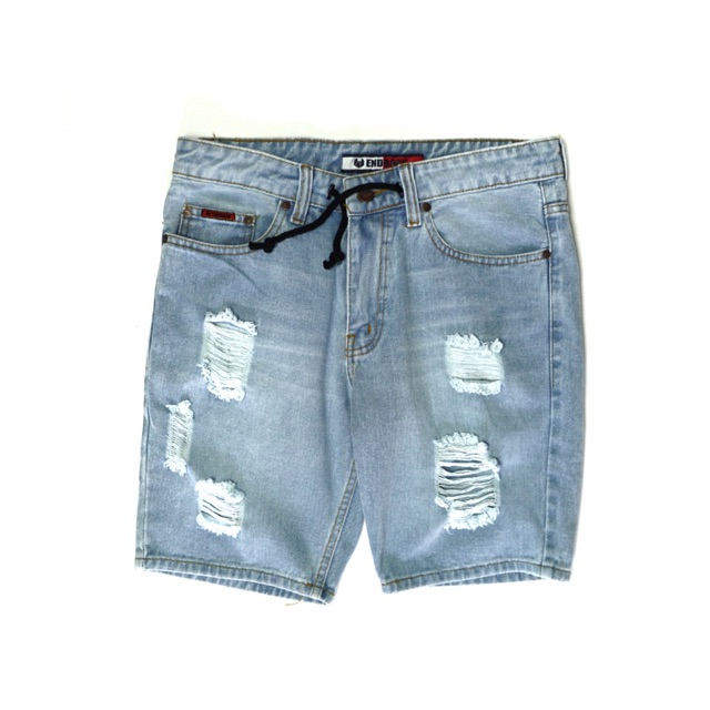  Celana  Pendek Jeans Robek  RJSP003 Shopee Indonesia