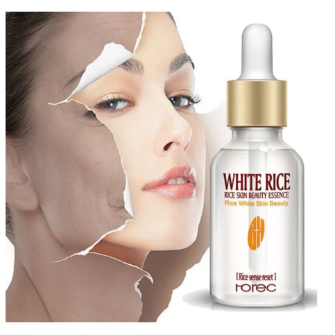 SERUM EHITE RICE ROREC / SERUM BERAS SERUM PEMUTIH WAJAH - ANTI AGING - WAJAH BERUNTUSAN