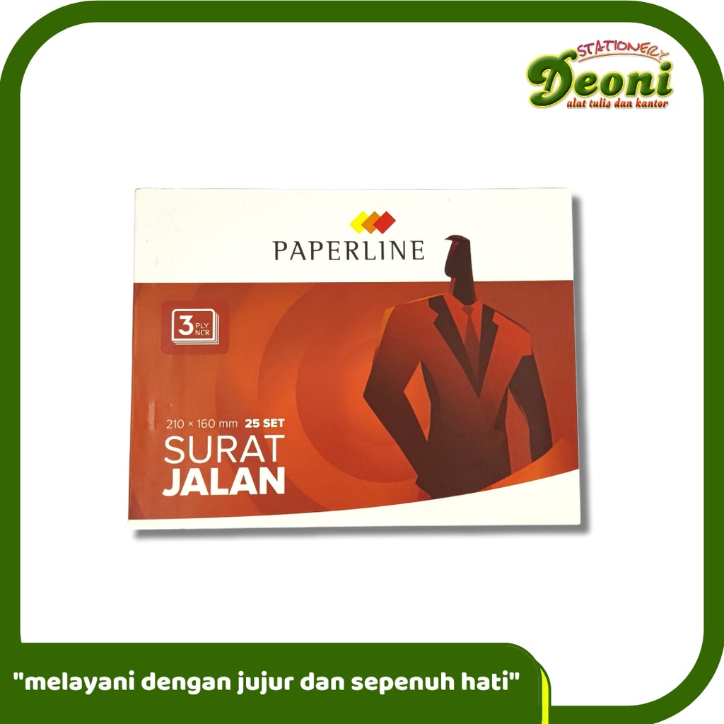 

PAPERLINE Surat Jalan 210 X 160mm 25 Set 3 Ply