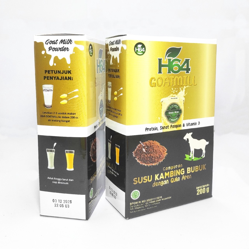 

Susu Kambing Bubuk Plus Gula Aren Goatmill H64