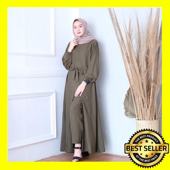 Setelan Celana Oneset Setcel Polos Andriani Set Baju Kerja Kemeja Keren Model Baru Rapi Baju Wanita 