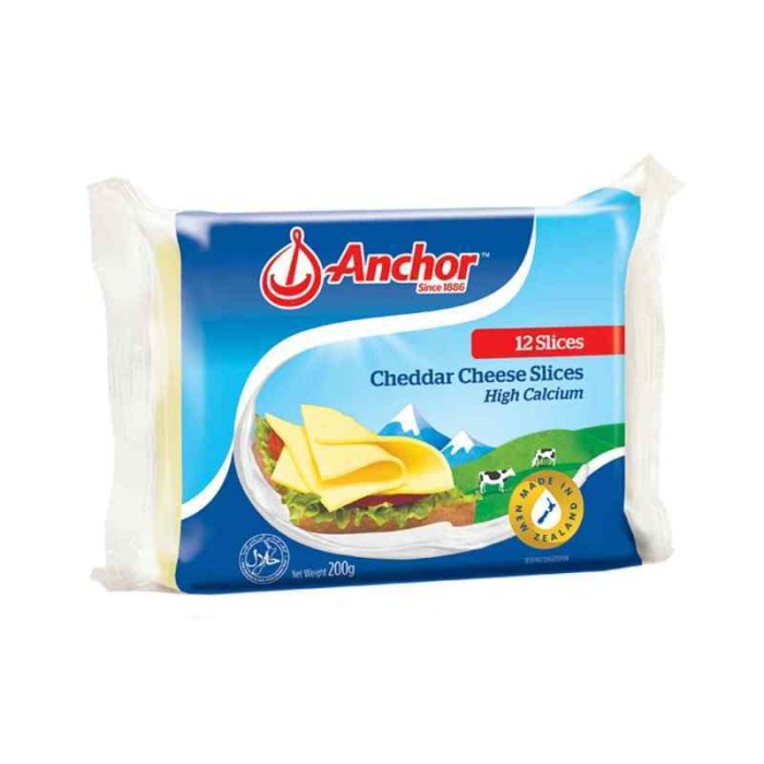 

Anchor processed cheddar iws 200gr