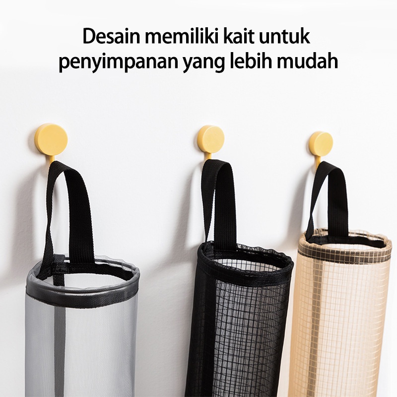 Dispenser Kantong Plastik Sampah Tempel Dinding tempat kantong kresek TISU TISSUE DAPUR GULUNG