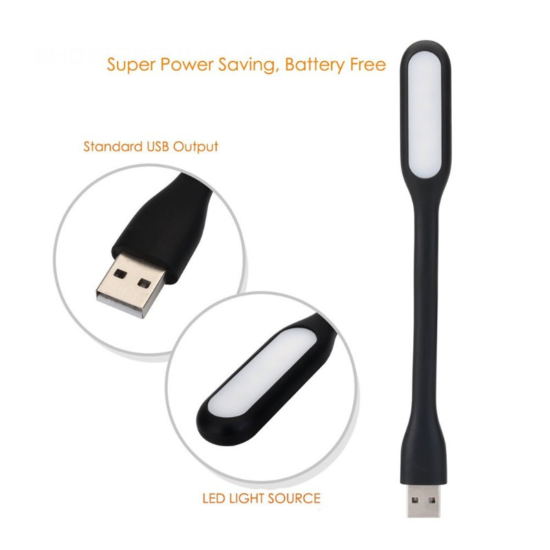 CRE  New Flexible USB LED Light Mini Lamp for Computer Laptop Notebook PC Power Bank