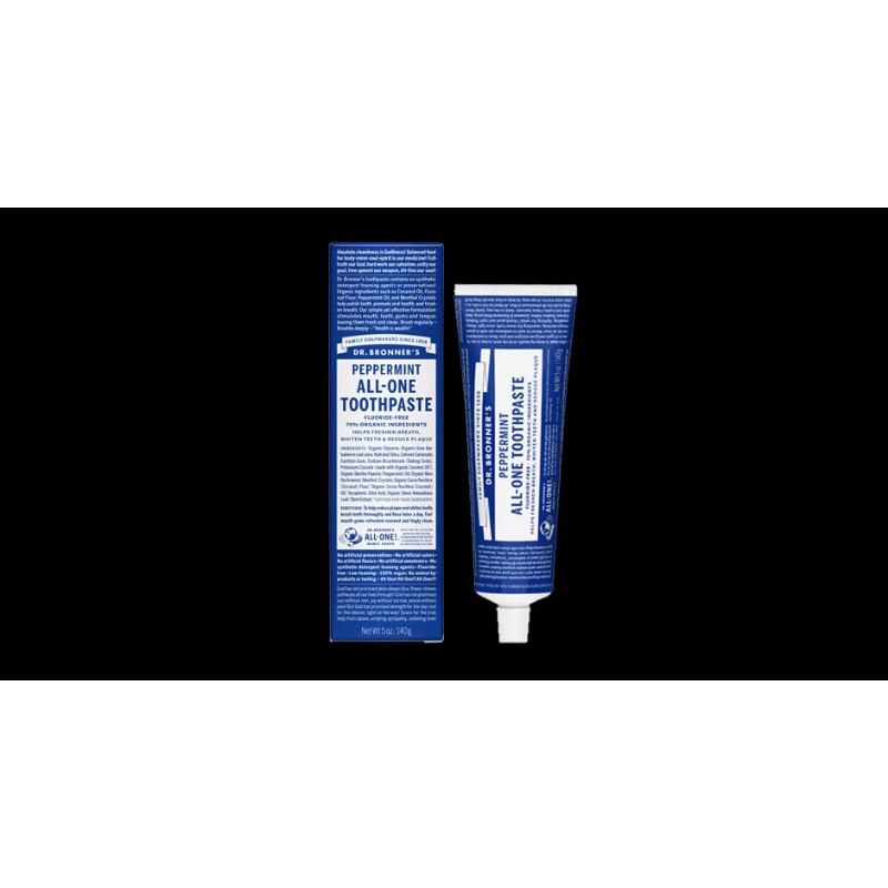 Dr.Bronners Peppermint Toothpaste 140 gr