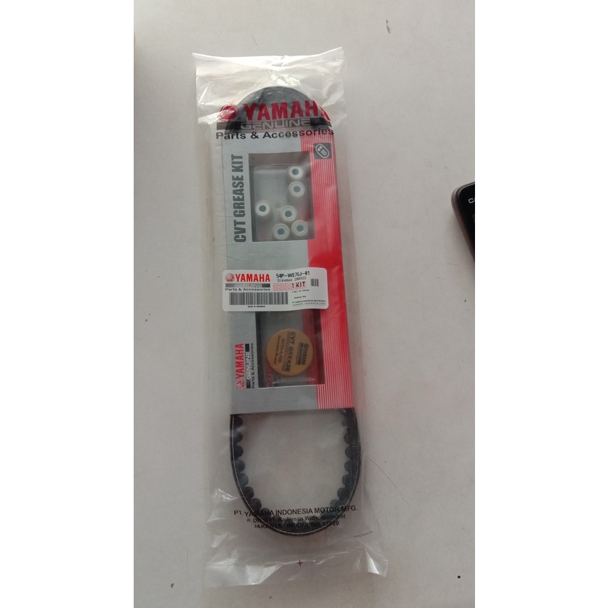 V Belt V-BELT KIT Mio J Original Yamaha 54P-WE76J-01