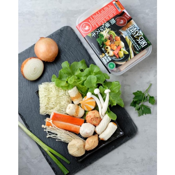 

{{{{}}] Steamboat suki easy suki kuah Kaldu / Tom Yam untuk 2-3 orang