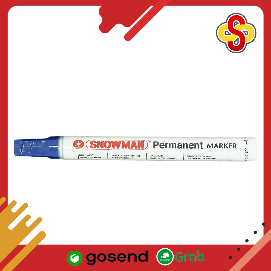 Spidol Permanent Marker Snowman G-12