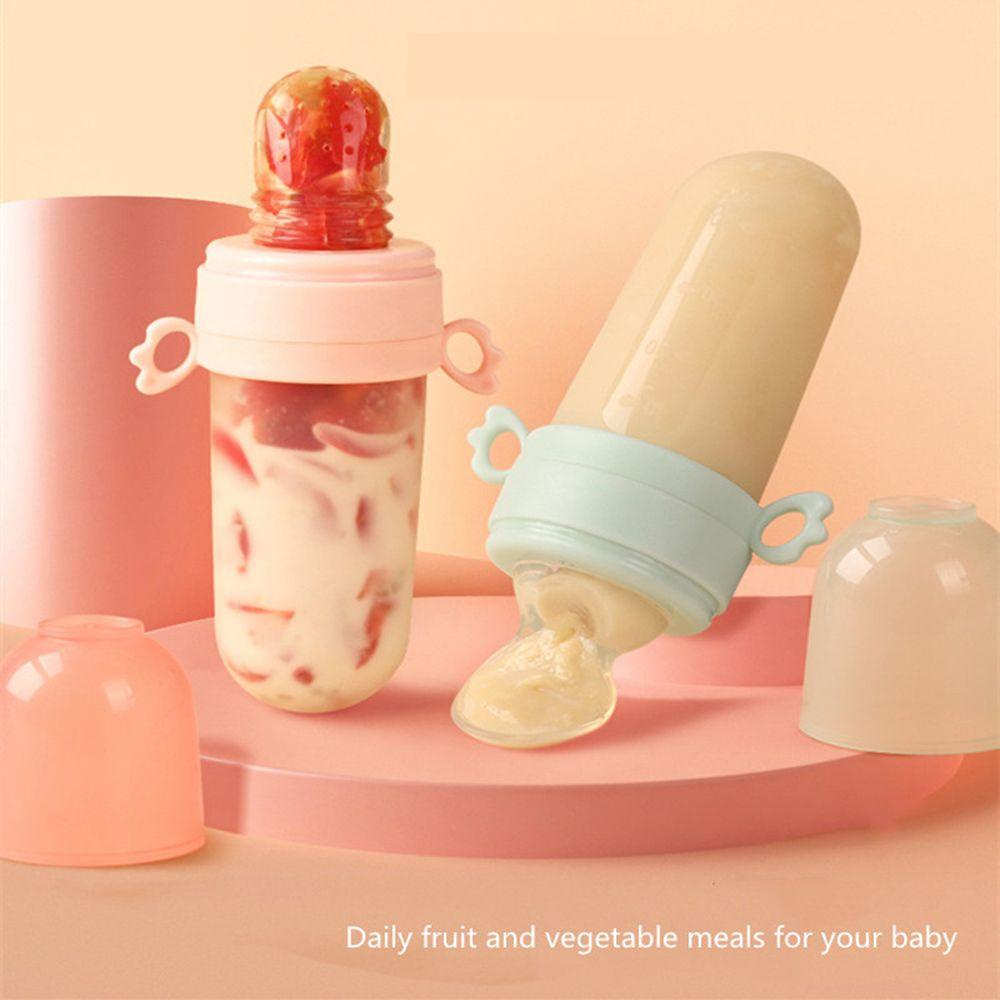 [Elegan] Botol Susu Bayi Aman Anak Tempel Makan Bayi Hadiah Silicone Child Utensil Newborn Child Nipple