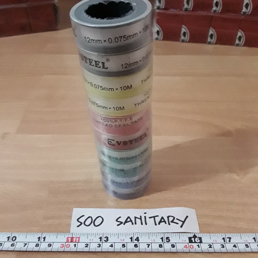 Seal Tape 1/2" Evsteel - 10pcs (1 Slop)