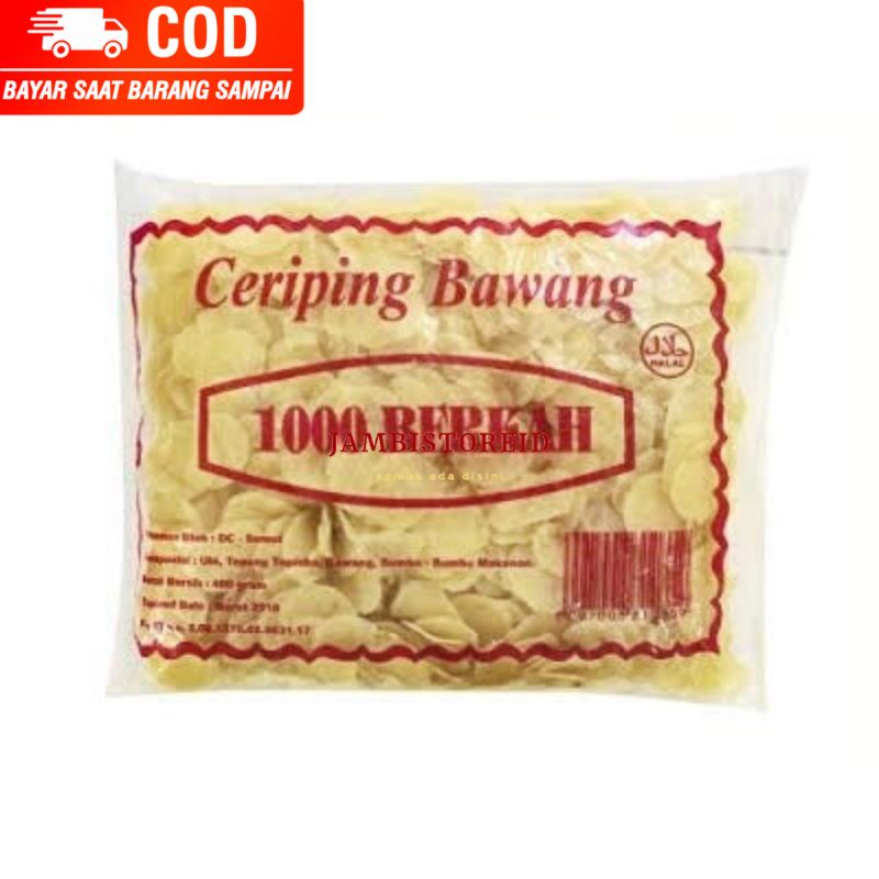 

(JAMBISTOREID) JAMBI LANGSUNG KIRIM Kerupuk Krupuk Ceriping Bawang 1000 Berkah 400gram Jambi