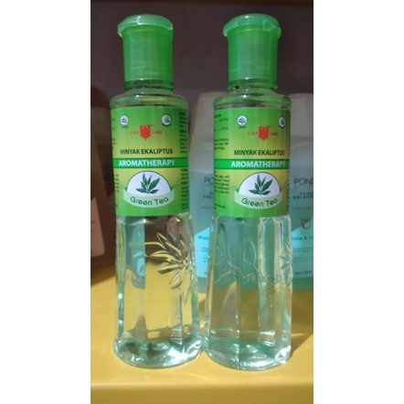 minyak kayu putih cap lang ekaliptus varian [natural] dan [green tea]aromatherapy 120ml