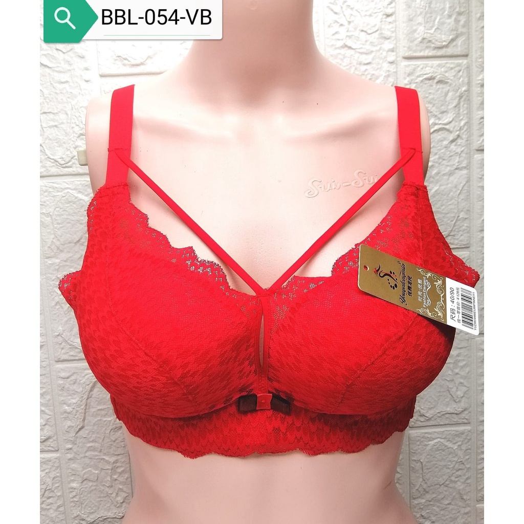 Sexy BRA BH Premium Busa Tebal Berkawat Super Halus Nyaman Dikulit kancing 3 (tipe model B) Kancing 