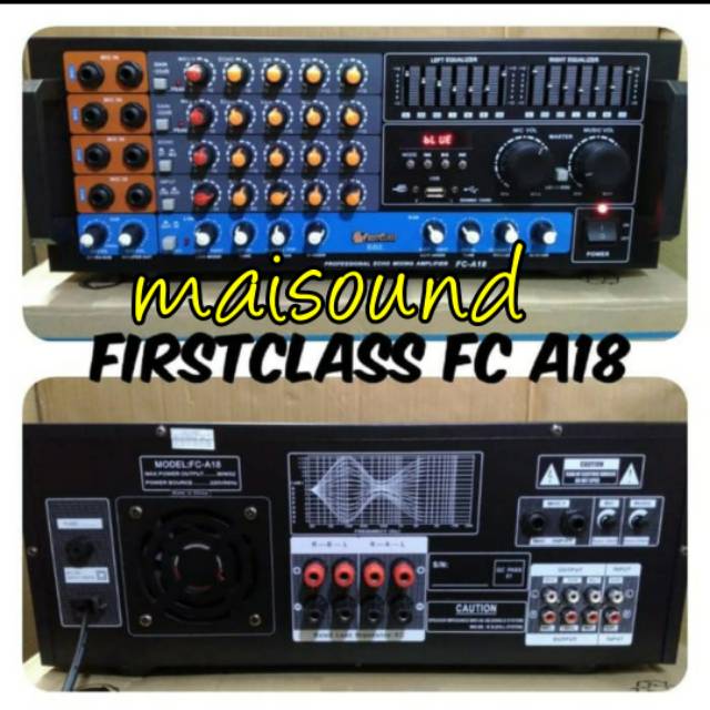 AMPLI FIRSTCLASS FC A18 AMPLIFIER FIRSTCLASS FCA18 FC A 18 BLUETOOTH