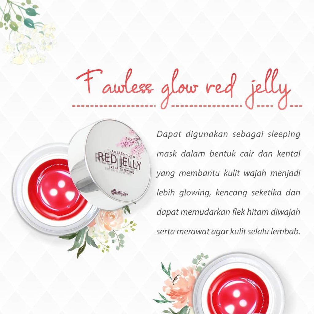 RED JELLY MS GLOW ORI new packaging