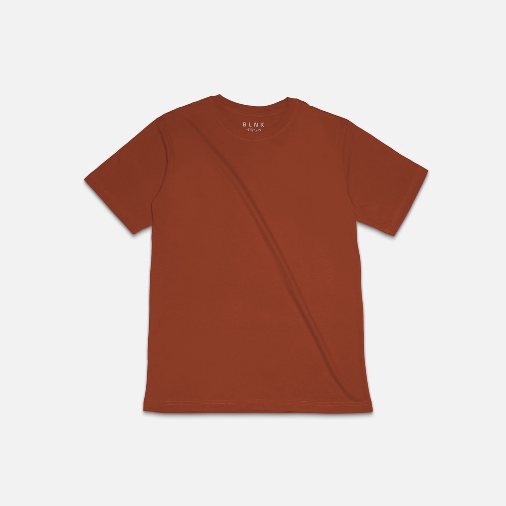 KOBE T-SHIRT - Kaos Polos Lengan Pendek in Sienna Brown