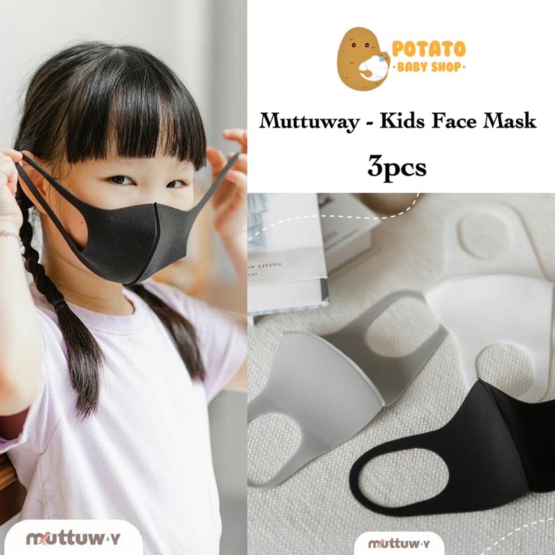 Muttuway - Mutu Kids Mask Masker Anak 3pcs