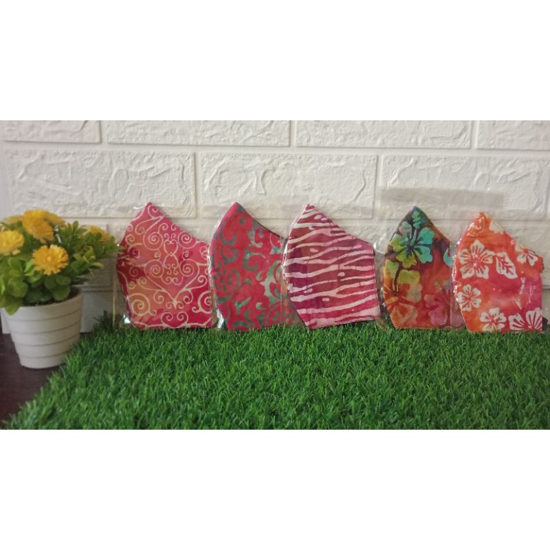 Masker batik 3 lapis