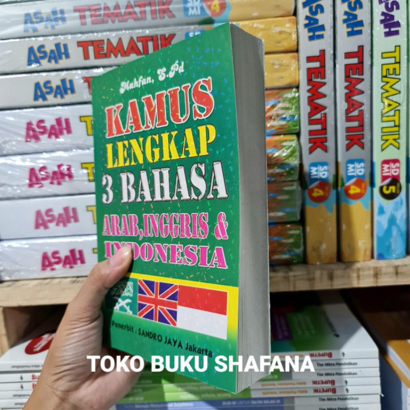 THE BEST!!! Kamus Lengkap 3 Bahasa ARAB-INGGRIS-INDONESIA