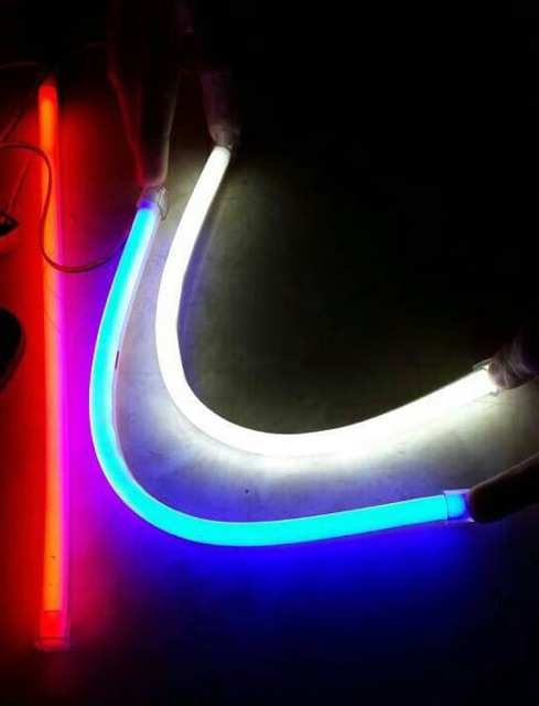 Lampu Drl Flexible 60 cm Mobil Motor Neon