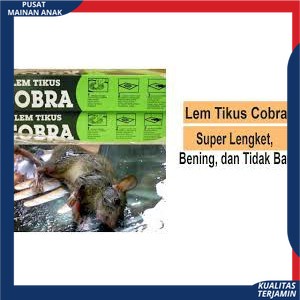 ( PROMO ) Lem Tikus / Jebakan Tikus / Cobra / Lem Tikus Cobra Super Lengket Ampuh &amp; Berkualitas GROSIR