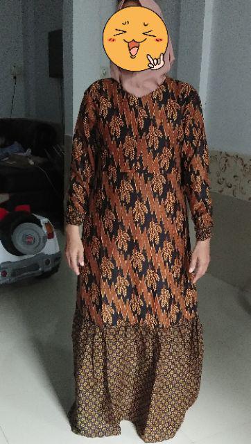 Gamis Batik Manggar, Padi,sekar,cantik,kubis,kipas,daun,kupu,nadine,gendis